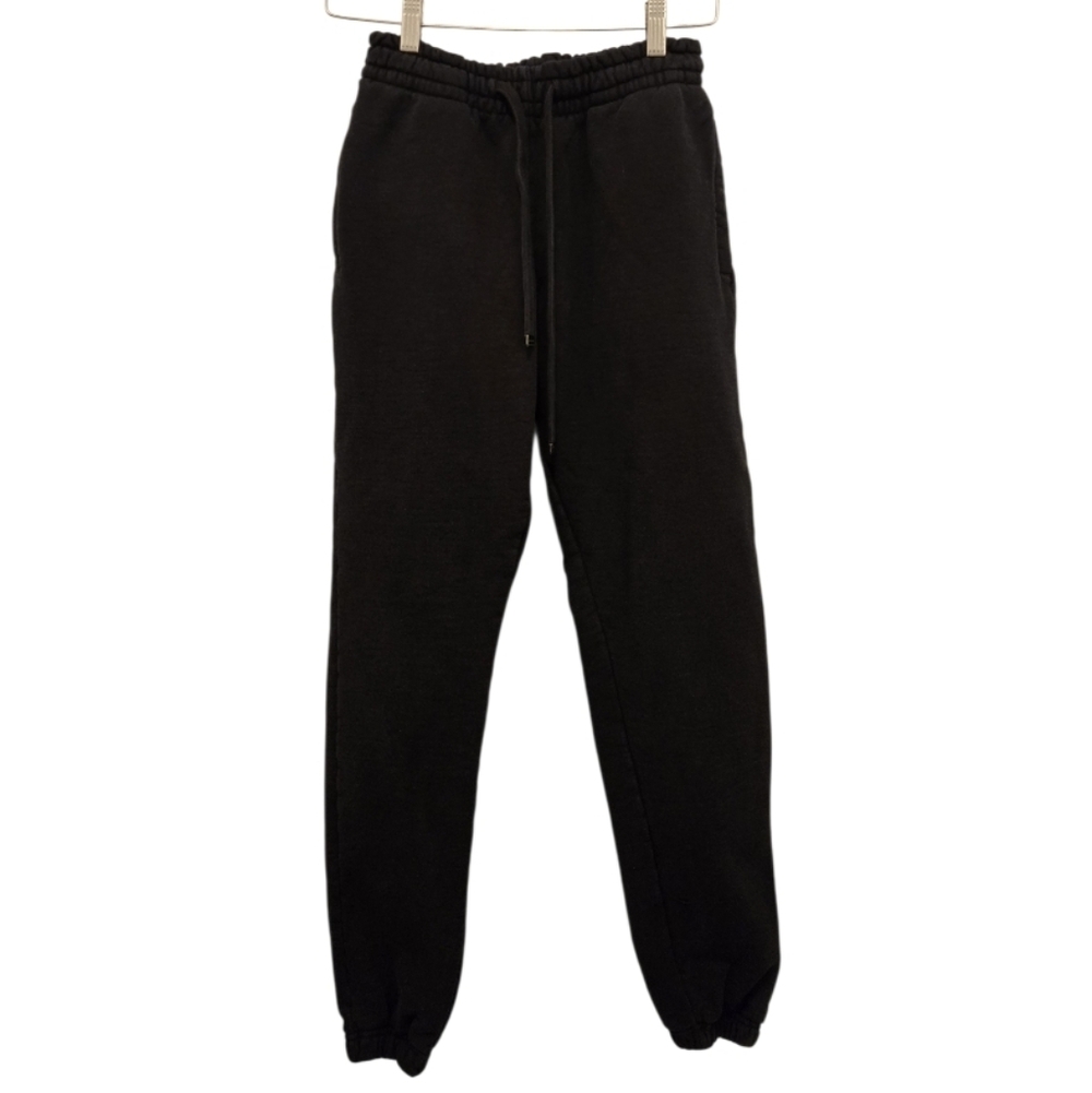 TALENTLESS Women’s Black Heavyweight Joggers XS Zipper Pockets Cozy Streetwear
